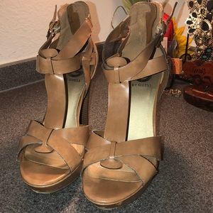 Tan Guess Heels